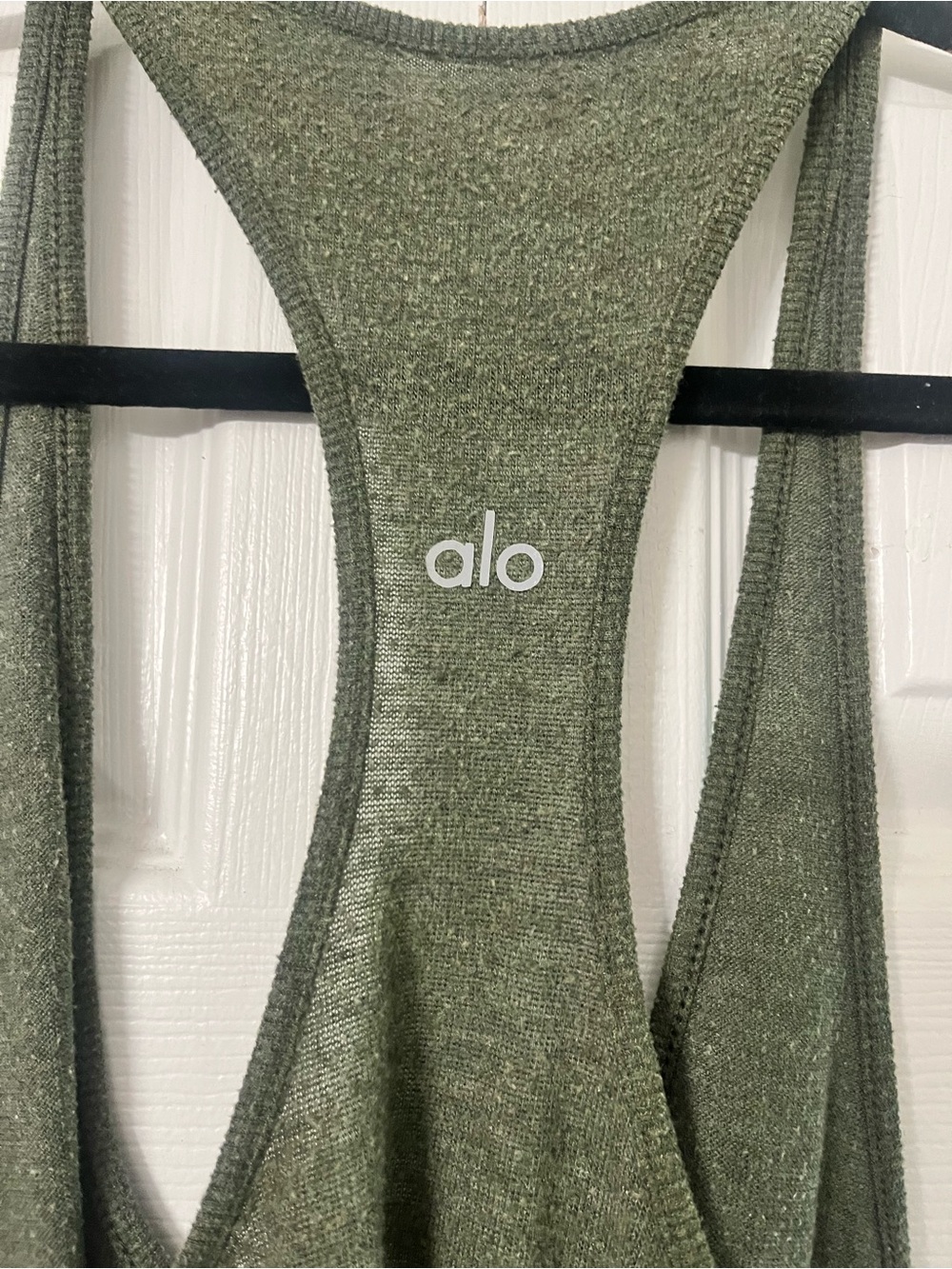 ALO Yoga Men’s Olive Tank with Racerback